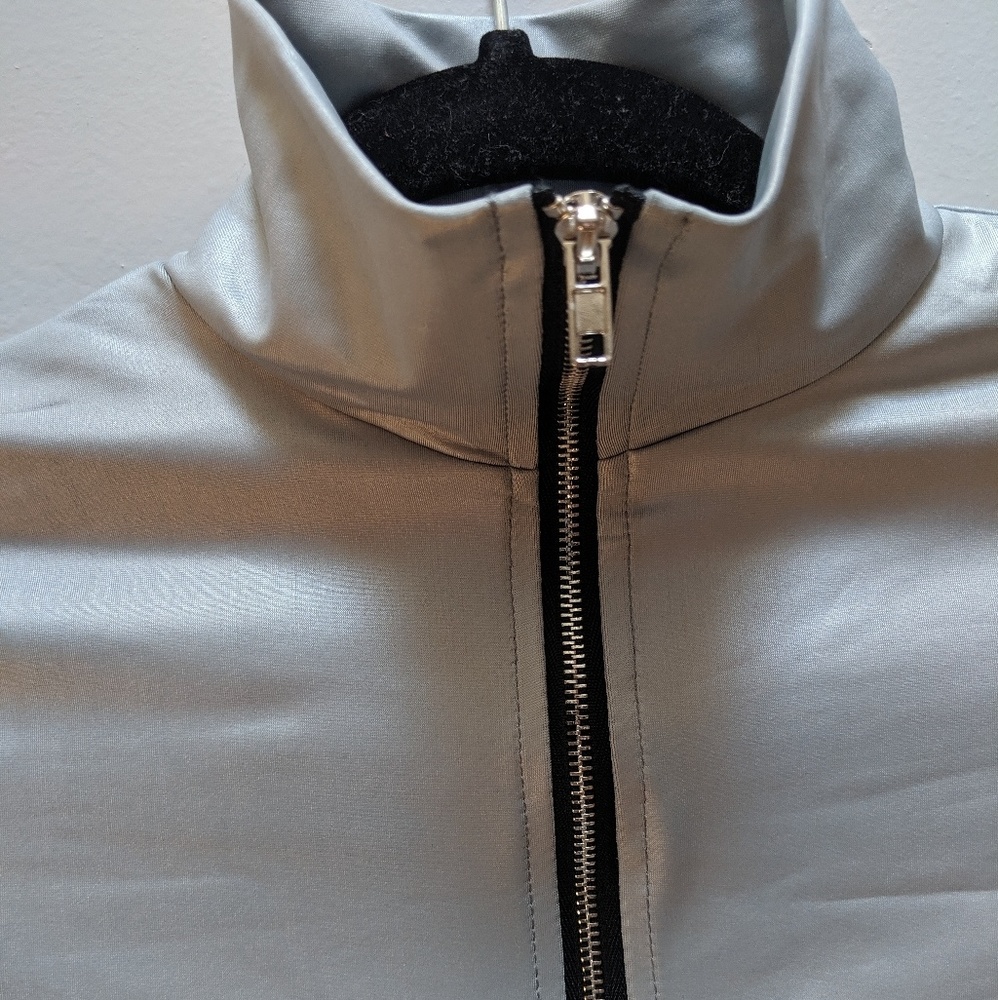 Silver Body Suit
